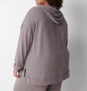 French Terry Sleep Hoodie by Cacique